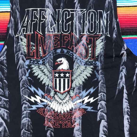 Affliction Tops - Affliction Muscle Tank